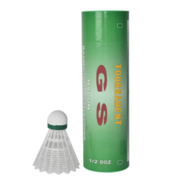GS Tournament Nylon Badminton Shuttlecock (White)